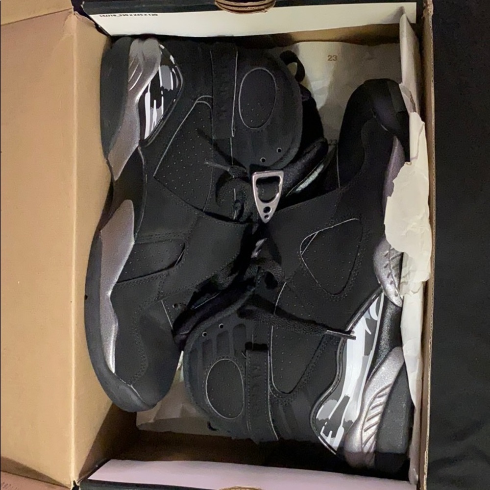 Air Jordan 8 Retro Black/Crome